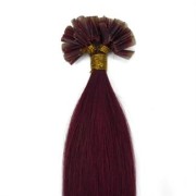 50 cm Hot Fusion Hair extensions 33# Red