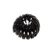 Soho Pesca ponytail spiral - black