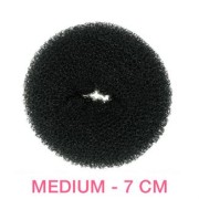 7 cm Hair donut - black