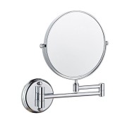 Uniq wall mirror with 10x magnification - silver