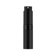 Uniq travel bottle for perfume refill with pump 8 ml - black