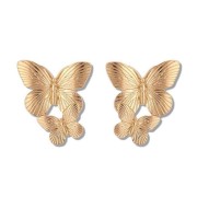 Chris Rubin - Butterflies Butterflies Earrings - Gold