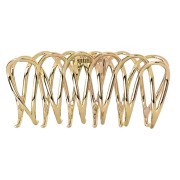 Soho Olive Metal Hair Clamp - Gold