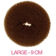 9 cm Hair donut - Brown