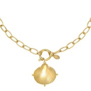Soho Clam Necklace - Gold