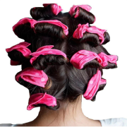 Magic Sponge Curlers - Heatless Hair Curlers - Pink 20 pcs.