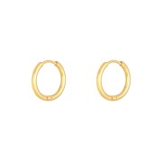 Soho Creole / Hoop Earrings 1.6 cm - Gold