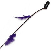 Feather Clip on Extensions Purple