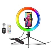 Ring Light with RGB light + wireless remote control