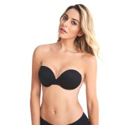 Shapelux Invisible Stropless Bra - Black