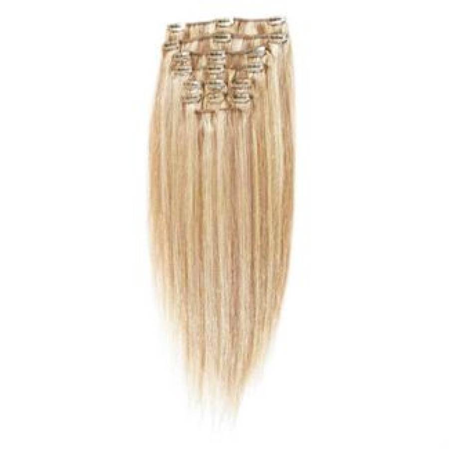 Clip On Hair Extensions 65 Cm Light Blonde Mix 27 613
