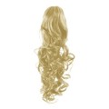 Pony tail Fiber extensions Curly Blonde 613#