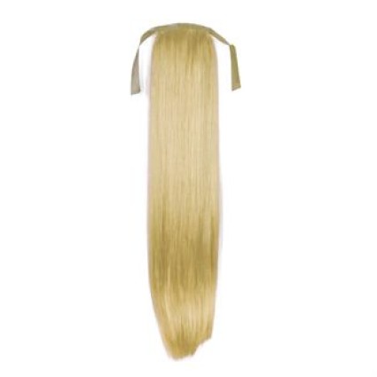 Pony tail Fiber extensions Straight blonde 613#