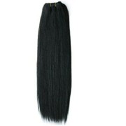 60 cm weft Hair extensions Black 1#