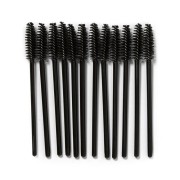 Eyelash brushes - black, 10 pieces