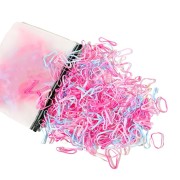 Soho Liva Snag Free Hair Elastic, 500 Pcs - Magic Pink