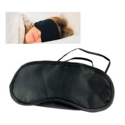 Satin Sleep Mask - Classic Comfort, Black