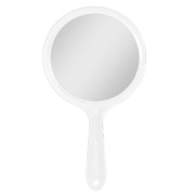 Uniq around double -sided handheld mirror - white